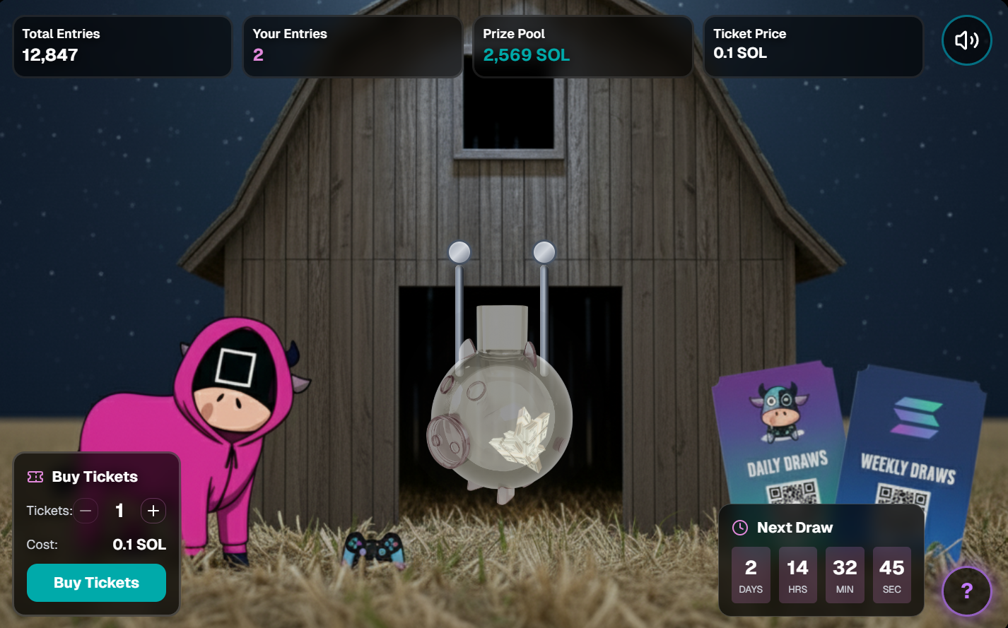 Farm Lottery Game
